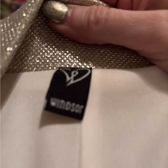 Windsor Silver Blazer with Shimmering Finish - Picture 2 of 4